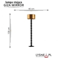 Lampa podłogowa GIZA MIRROR