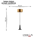 Lampa stojąca ROMA MIRROR