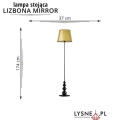 Lampa podłogowa LIZBONA MIRROR