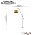 Lampa podłogowa BILBAO MIRROR