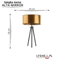 Lampka nocna ALTA MIRROR
