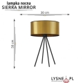 Lampa stołowa SIERRA MIRROR
