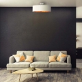 Lampa przysufitowa WENECJA fi - 60 cm GOLD