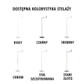 Designerska lampa podłogowa SANTIAGO GOLD