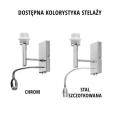 Nowoczesna lampa na ścianę SALEM GOLD