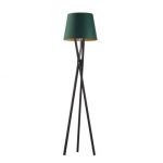 Lampa stojąca z abażurem, trójnóg ANDORA GOLD