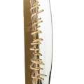 Okrągłe złote lustro "słońce" średnica 58cm, metal