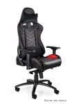 Fotel gamingowy DYNAMO 3 czerwono-czarny