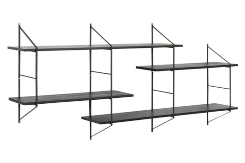 Loftowa półka ścienna drewno paulowni szer.190cm