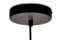 Nowoczesna lampa wisząca ADE 85cm czarna obręcz, 15 punktów świetlnych