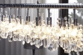 Lampa wisząca ADE 120cm transparentne kryształki