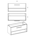 Szafka łazienkowa wisząca pod umywalkę 120 cm BRAVO COSMOS 854 14.jpg