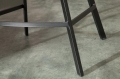 Hoker Loft Large 100cm ciemny szary metalowe nogi