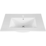 Umywalka łazienkowa ceramiczna LAVA WHITE 80 cm