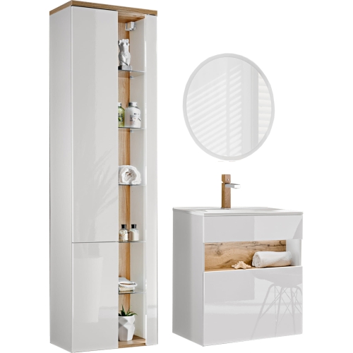 Zestaw mebli do łazienki BOSTON YOUNG set 60 cm