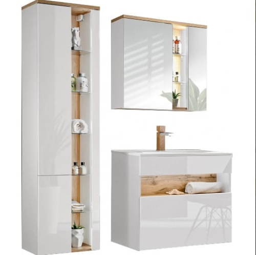 Zestaw mebli do łazienki BOSTON YOUNG set 80 cm