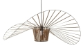 Kawowa wisząca lampa KAPELUSZ 140 cm