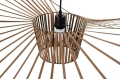 Kawowa wisząca lampa KAPELUSZ 140 cm