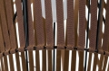 Kawowa wisząca lampa KAPELUSZ 140 cm
