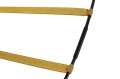 Złota wisząca lampa KAPELUSZ 140 cm