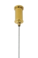 Wisząca lampa ROLLING 80cm złota stal