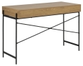 Biurko AGARU Dąb 110 cm metalowe nogi