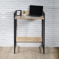 Biurko GUDER MDF czarne metalowe nogi