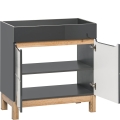 Zestaw mebli do łazienki MALI GREY set 60 cm