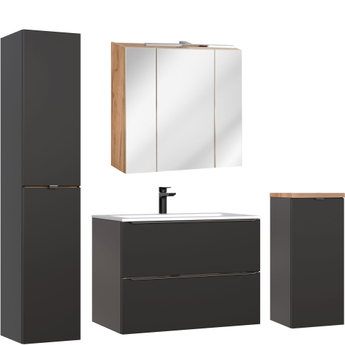 Zestaw mebli do łazienki COLIBER set 80 cm