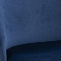 Krzesło LEISET Dark blue metalowe nóżki