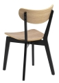 Krzesło ROXY naturalne czarne nogi