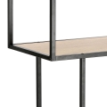 Regał ONDY LOFT III Dąb czarny metal