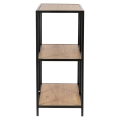 Regał ONDY LOFT X dąb czarny metal