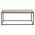 Stolik ONDY LOFT Dąb 100x50 cm czarny metal