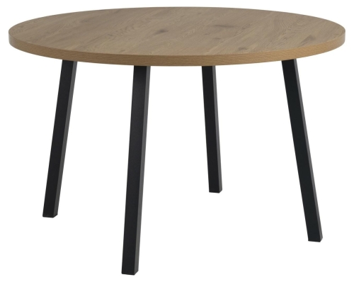 Stół MILLON dąb MDF czarny metal
