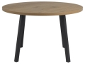Stół MILLON dąb MDF czarny metal