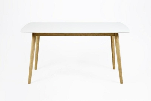 Stół NELI 180 cm dębowy biały blat