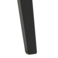 Okrągły czarny stół ROXY 105 cm