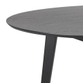 Okrągły stół ROXY czarny 140 cm