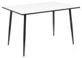 Stół WILSON biały 120x80 metalowe nogi