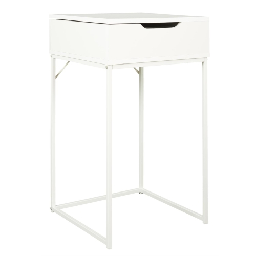Szafka nocna/ toaletka biała LUI LOFT metal MDF