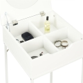 Szafka nocna/ toaletka biała LUI LOFT metal MDF