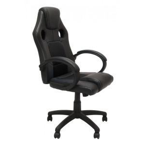 Obrotowy fotel ELIDEN w kolorze czarnym