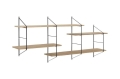 Półka ścienna drewno paulowni szer. 191 cm Loft