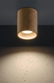 Lampa sufitowa drewniana TUBA TENS 7,9x10cm GU10