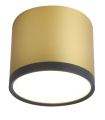 Lampa sufitowa złoto czarna TUBA TENS 8,8x7,5cm