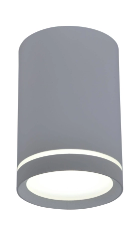 Lampa sufitowa szara TUBA TENS 6,8x10cm GU10