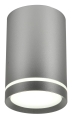 Lampa sufitowa srebrna TUBA TENS 6,8x10cm
