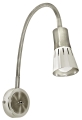 Lampa ścienna kinkiet ARO LUX nikiel mat 1x40w