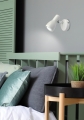 Lampa ścienna kinkiet PIXEL E14 biały mat
